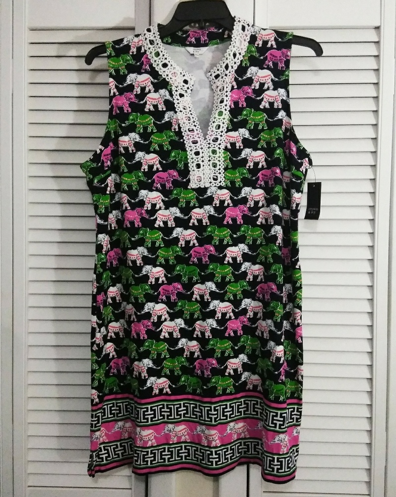 **SALE** NWT Crown & Ivy Elephant Dress